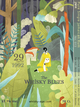 The Whisky Blues, No.013, Jamaican Rum JMH, 1992/2021 29yo, Barrel, 57.7%