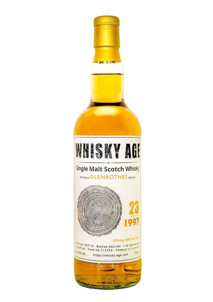 Whisky AGE, No.002, Glenrothes, 1997/2021 23yo,  Hogshead #715753, 262 Btls, 53.2%